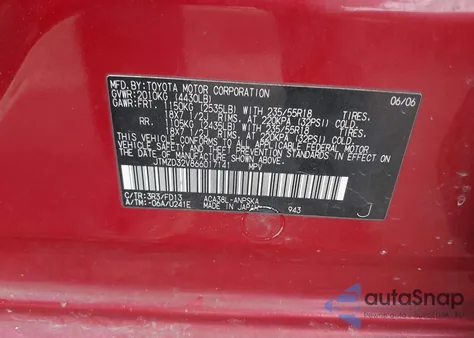 2006 Toyota Rav4 Sport from USA, damaged, VIN JTMZD32V866017141